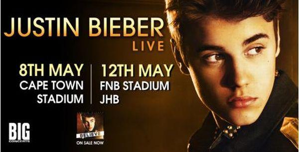 Justin Bieber's Believe Tour came to South Africa in 2013