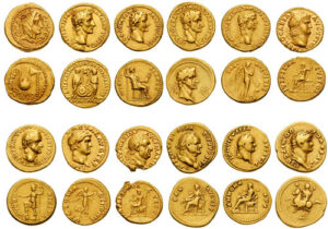 12 Caesars Gold Coins