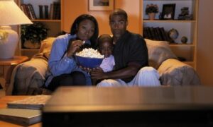family-watching-movie