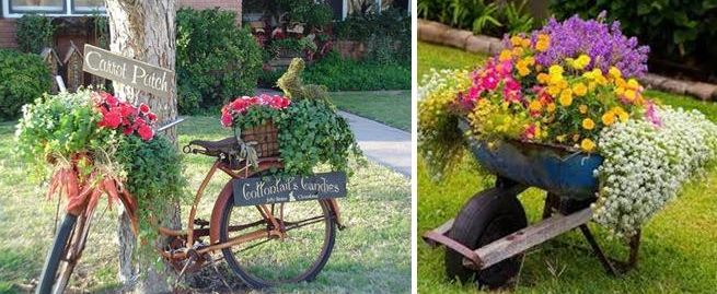 garden decor bike