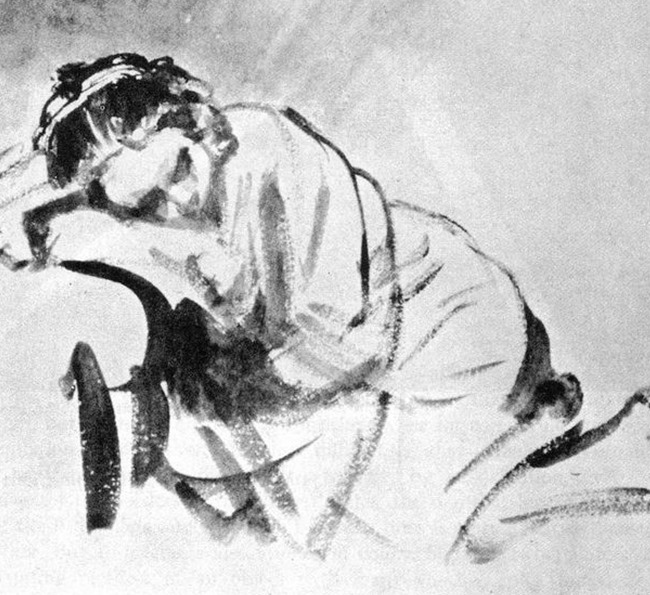 drawing by Rembrandt