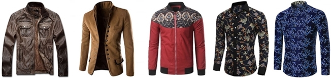 vintage style jackets and shirts for men
