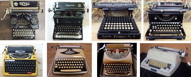 vintage typewriters