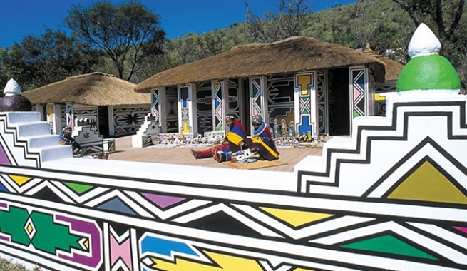 Ndebele houses