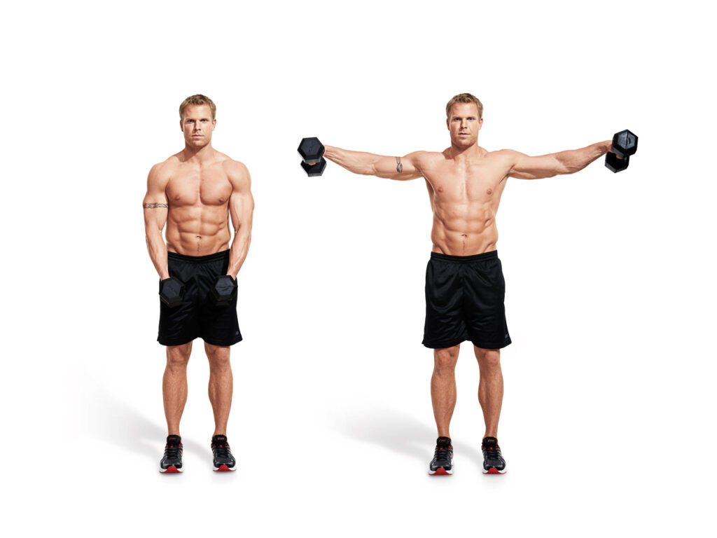Dumbell lateral raise